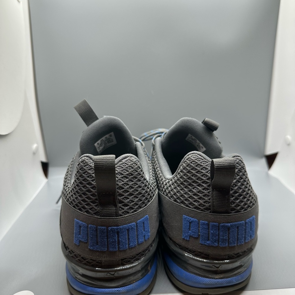 Sergio Rossi for Puma Gray and Blue Athletic Shoes - Picture 4 of 5